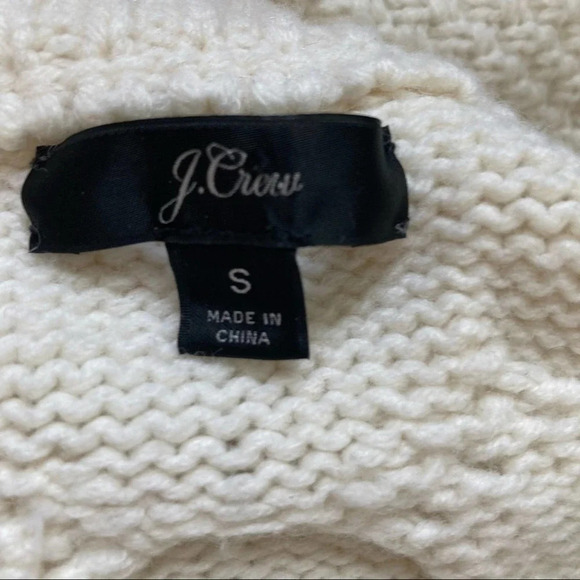 J. Crew Cable Knit‎ Balloon Sleeve Sweater - Picture 10 of 11